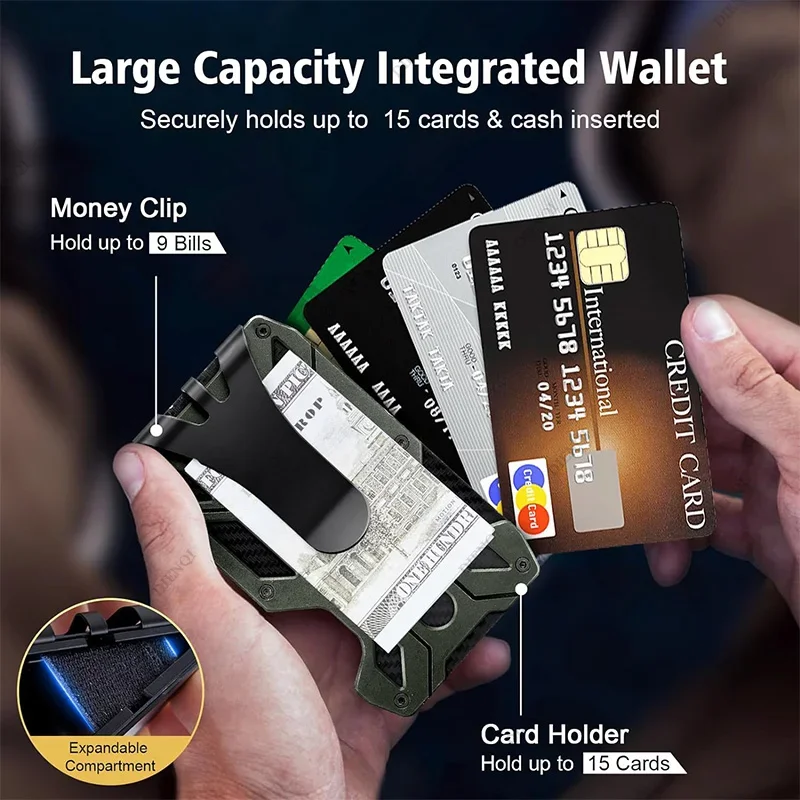 EDC กระเป๋าสตางค์กลางแจ้งผู้ถื - Edc Carry Card บทวิจารณ์และราคา