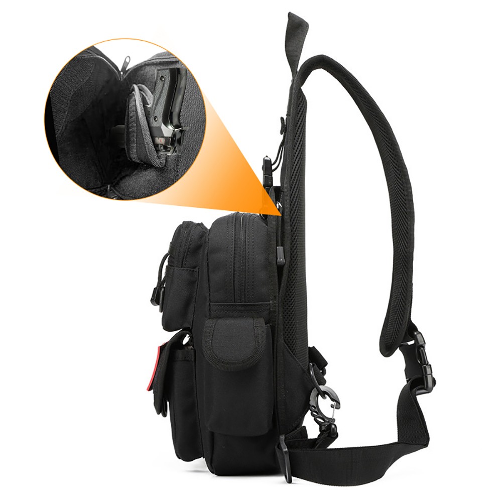 กระเป๋าปืนพกพาแบบยุทธวิธี กระเ - Edc Carry Bag For Pistol บทวิจารณ์และราคา