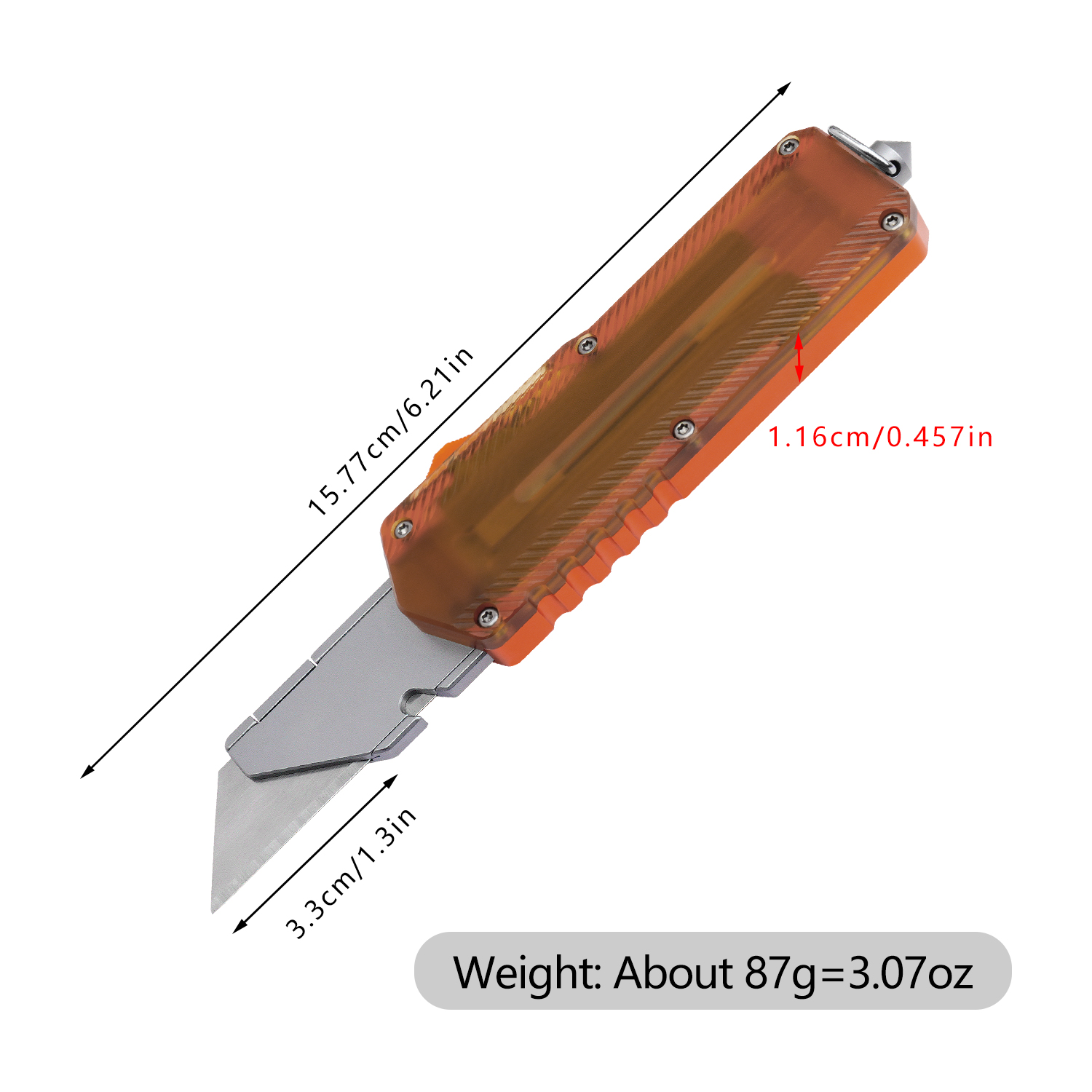 ชุดมีดอะลูมิเนียมอัลลอยแบบสองช - Edc Carry Piece บทวิจารณ์และราคา