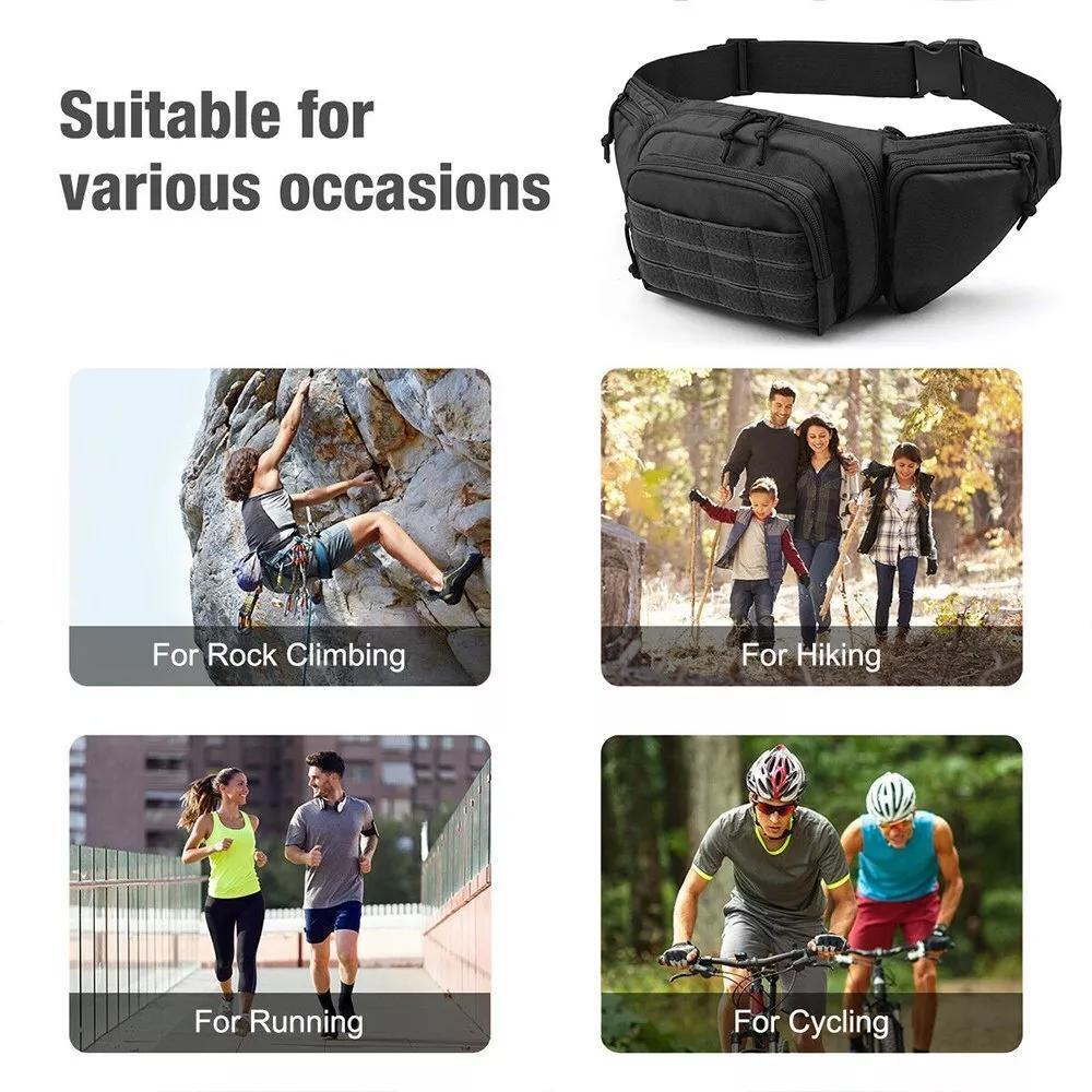 กระเป๋าคาดเอวแบบยุทธวิธีสำหรับ - Edc Carry Bag For Pistol บทวิจารณ์และราคา