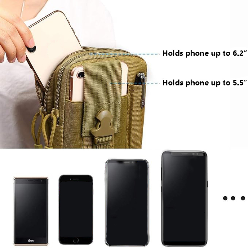Universal EDC ยุทธวิธี Molle ก - Edc Carry Belt Pouch บทวิจารณ์และราคา