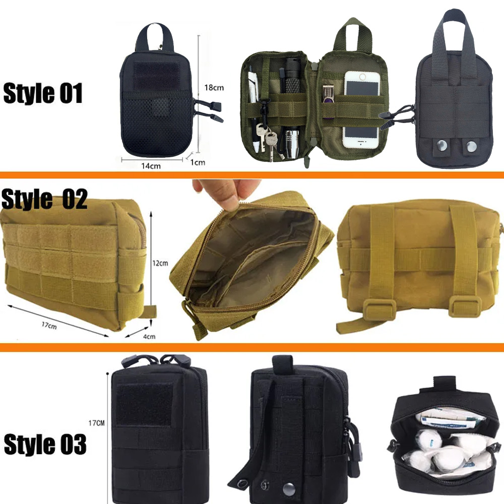 IFAK EDC กระเป๋าเอวกระเป๋าล่าส - Edc Carry Belt Pouch บทวิจารณ์และราคา