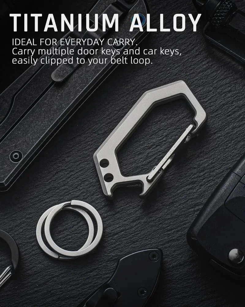 พวงกุญแจไทเทเนียมอัลลอยด์รูปกร - Bottle Opener Keyring บทวิจารณ์และราคา